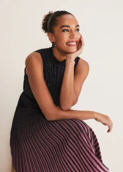 Estella Ombre Midaxi Dress -Floral Und Chic 221143036 06 estella ombre midaxi dress