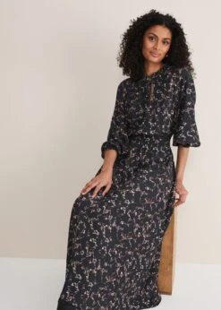 Phillipa Marble Print Midaxi Dress -Floral Und Chic 221152361 05 phillipa marble print midaxi dress