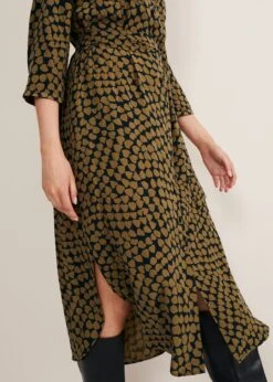 Kesia Heart Print Shirt Dress -Floral Und Chic 221153220 06 kesia heart print shirt dress