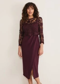 Adeline Double Layer Lace Dress