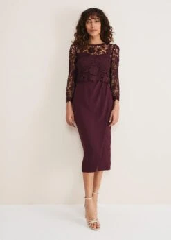 Adeline Double Layer Lace Dress -Floral Und Chic 221168011 03 adeline double layer lace dress