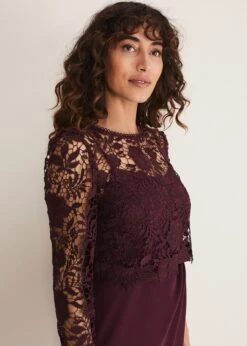 Adeline Double Layer Lace Dress -Floral Und Chic 221168011 04 adeline double layer lace dress