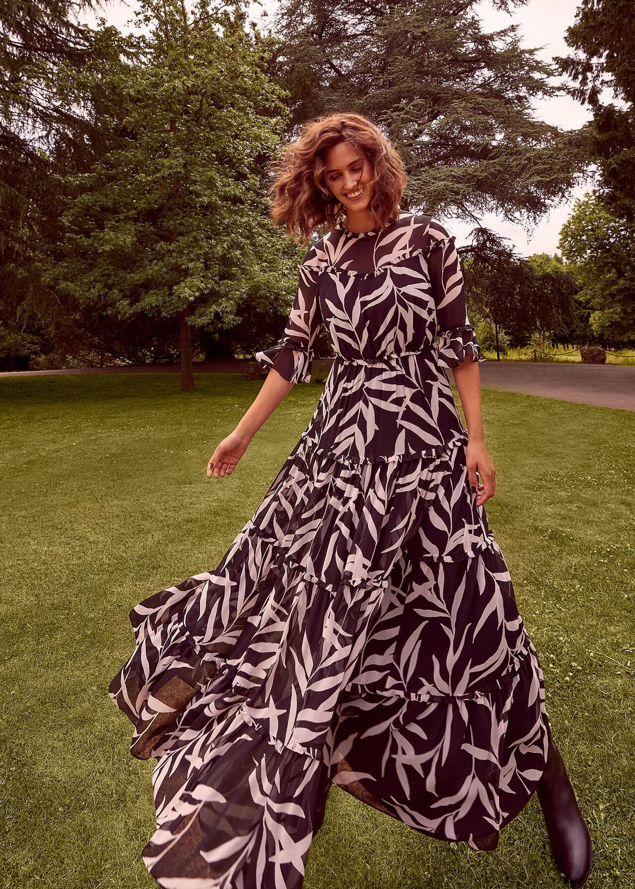 Amber Leaf Tiered Dress 3 Amber Leaf Tiered Dress