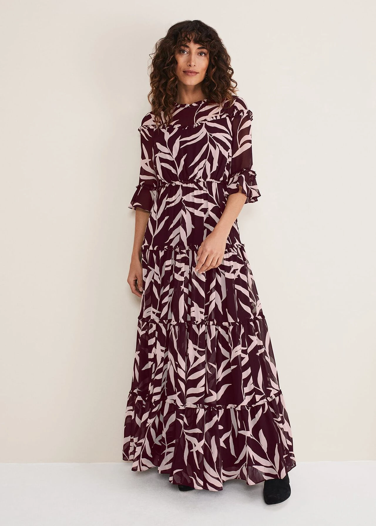 Amber Leaf Tiered Dress 7 Amber Leaf Tiered Dress – Bild 5