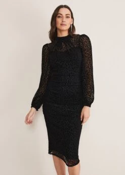 Capriana Leopard Burnout Dress