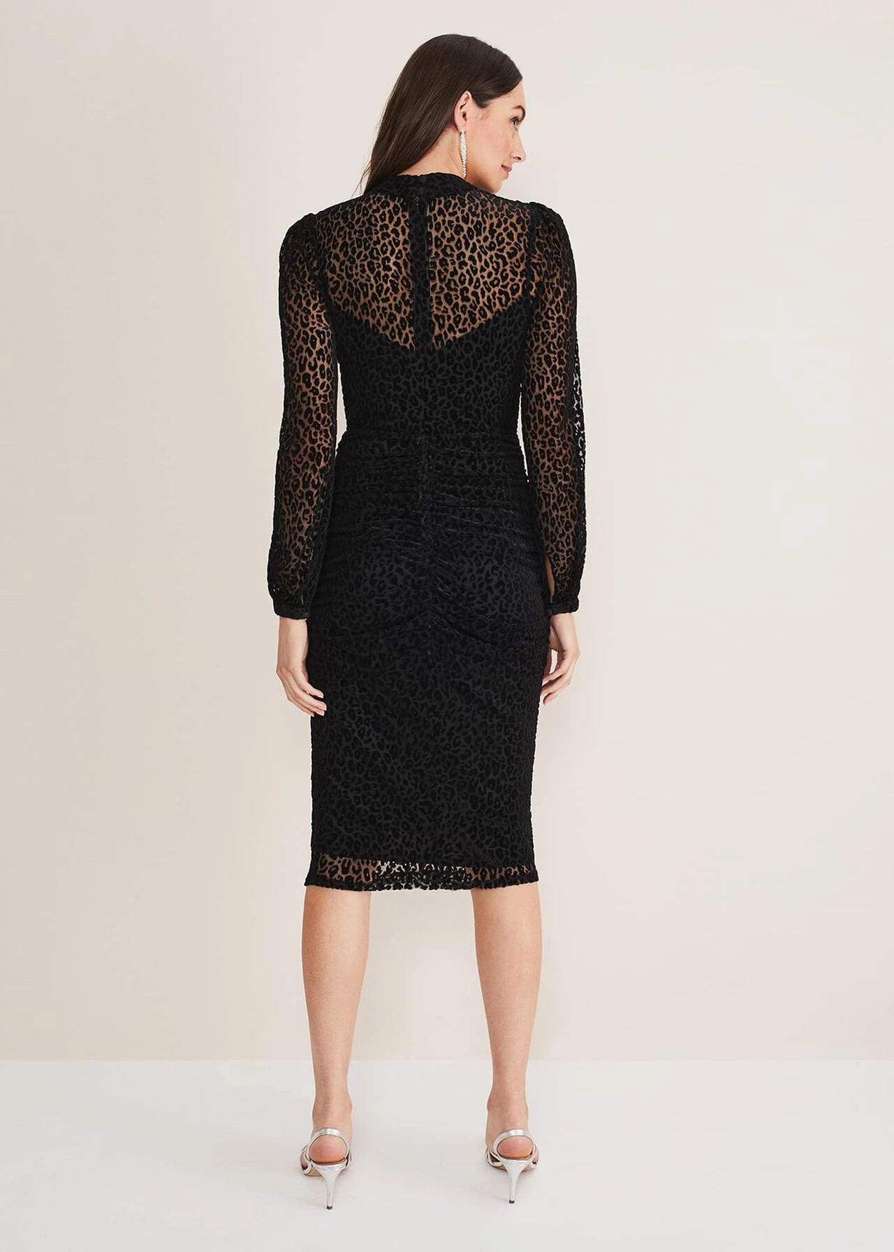 Capriana Leopard Burnout Dress 4 Capriana Leopard Burnout Dress – Bild 2