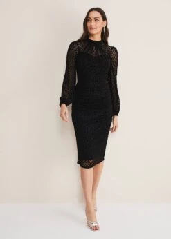 Capriana Leopard Burnout Dress 10 Capriana Leopard Burnout Dress -Floral Und Chic 221204050 03 capriana leopard burnout dress