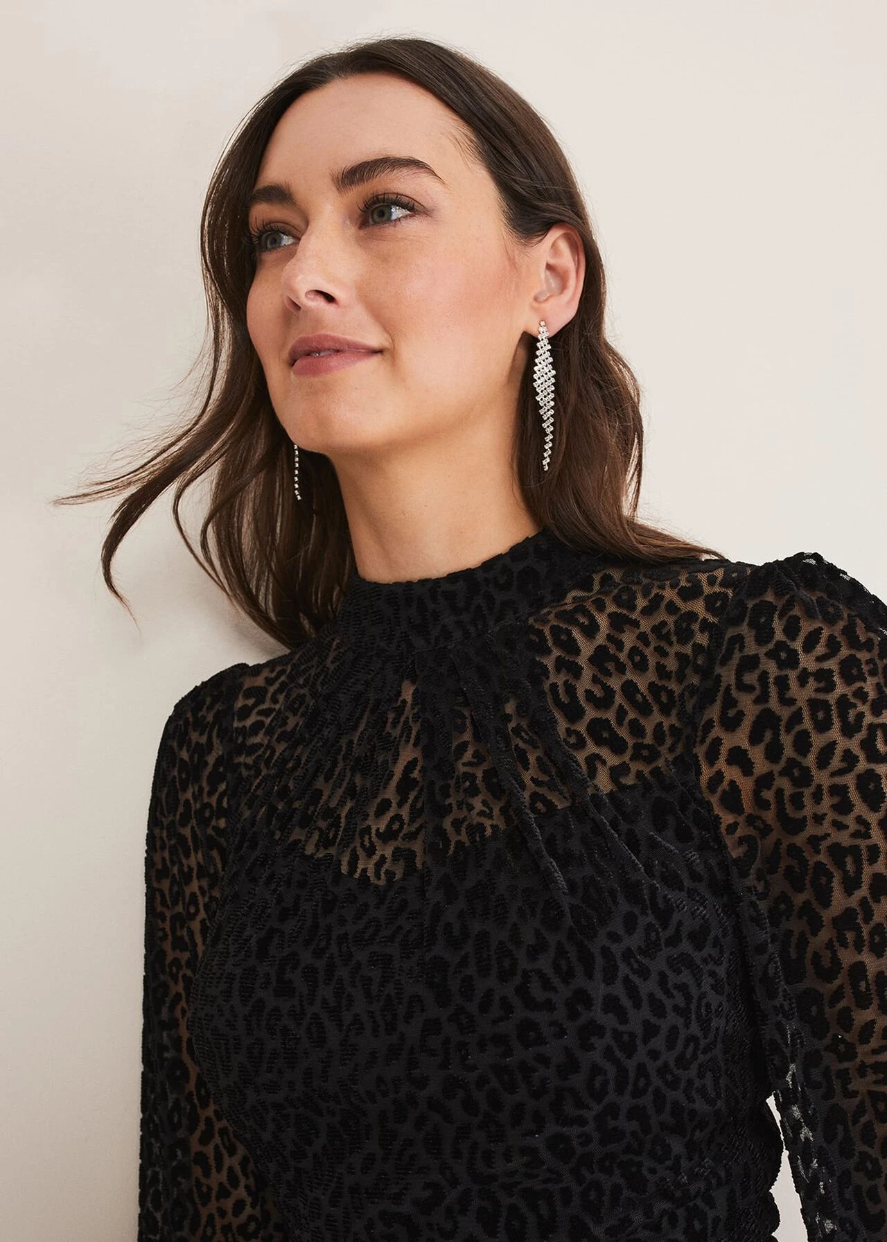 Capriana Leopard Burnout Dress 6 Capriana Leopard Burnout Dress – Bild 4