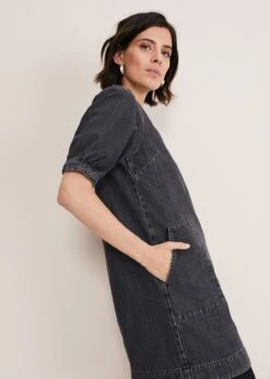 Jett Denim Shift Dress 10 Jett Denim Shift Dress -Floral Und Chic 221214150 04 jett denim shift dress