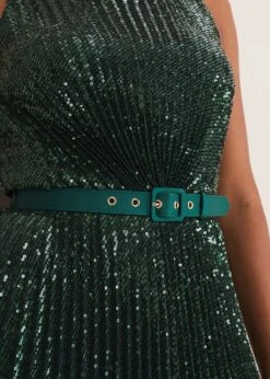 Simara Sequin Pleat Dress -Floral Und Chic 221219693 04 simara sequin pleat dress