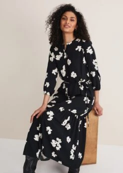 Ava Geo Print Midaxi Dress -Floral Und Chic 221240230 05 ava geo print midaxi dress