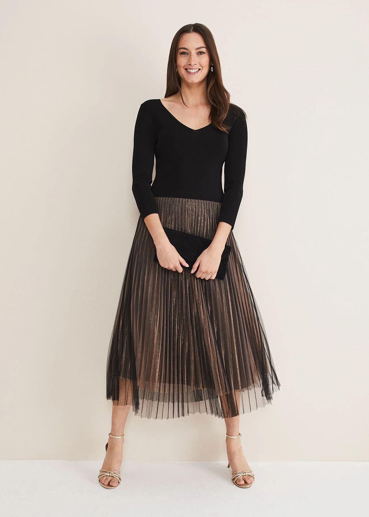 Rayen Pleated Mesh Skirt Dress 5 Rayen Pleated Mesh Skirt Dress – Bild 3
