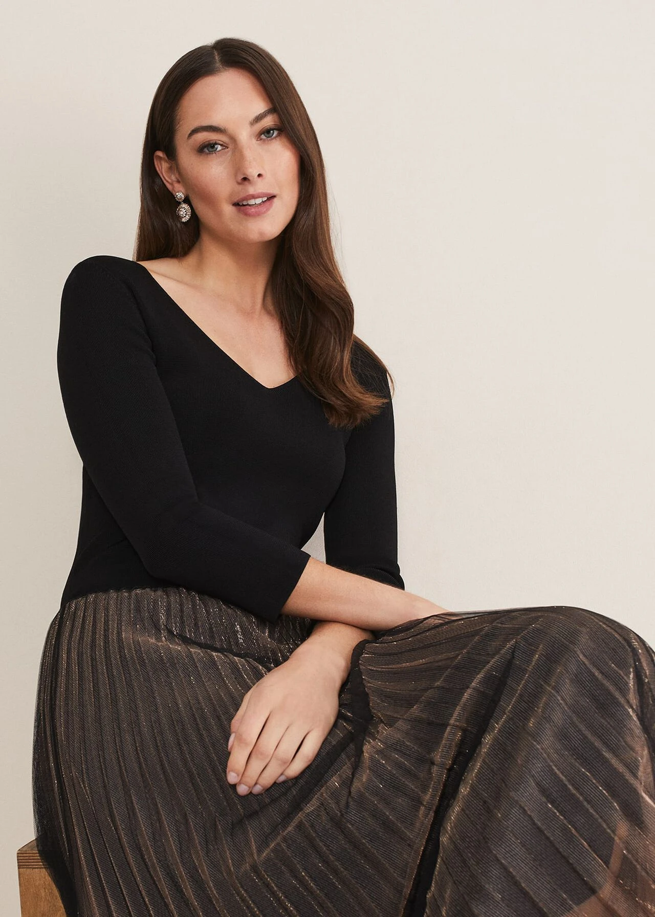 Rayen Pleated Mesh Skirt Dress 8 Rayen Pleated Mesh Skirt Dress – Bild 6