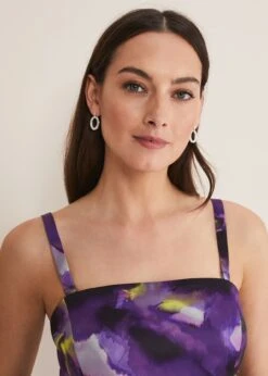 Adelita Abstract Print Dress -Floral Und Chic 221292167 04 adelita abstract print dress