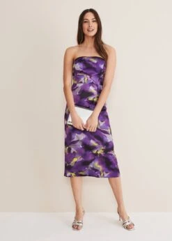 Adelita Abstract Print Dress -Floral Und Chic 221292167 05 adelita abstract print dress