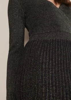 Jaycee Shimmer Knit Dress -Floral Und Chic 221293029 04 jaycee shimmer knit dress