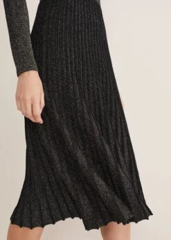 Jaycee Shimmer Knit Dress -Floral Und Chic 221293029 05 jaycee shimmer knit dress