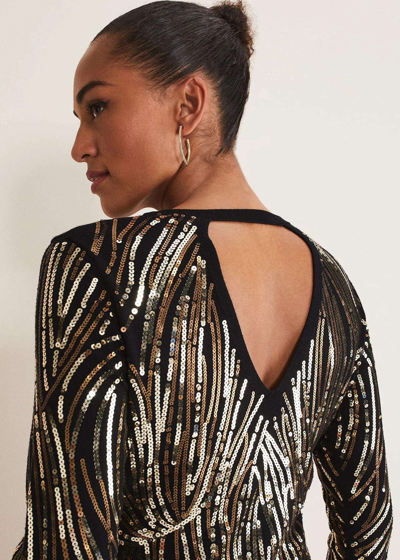 Anisa Open Back Sequin Knit Dress 7 Anisa Open Back Sequin Knit Dress – Bild 5