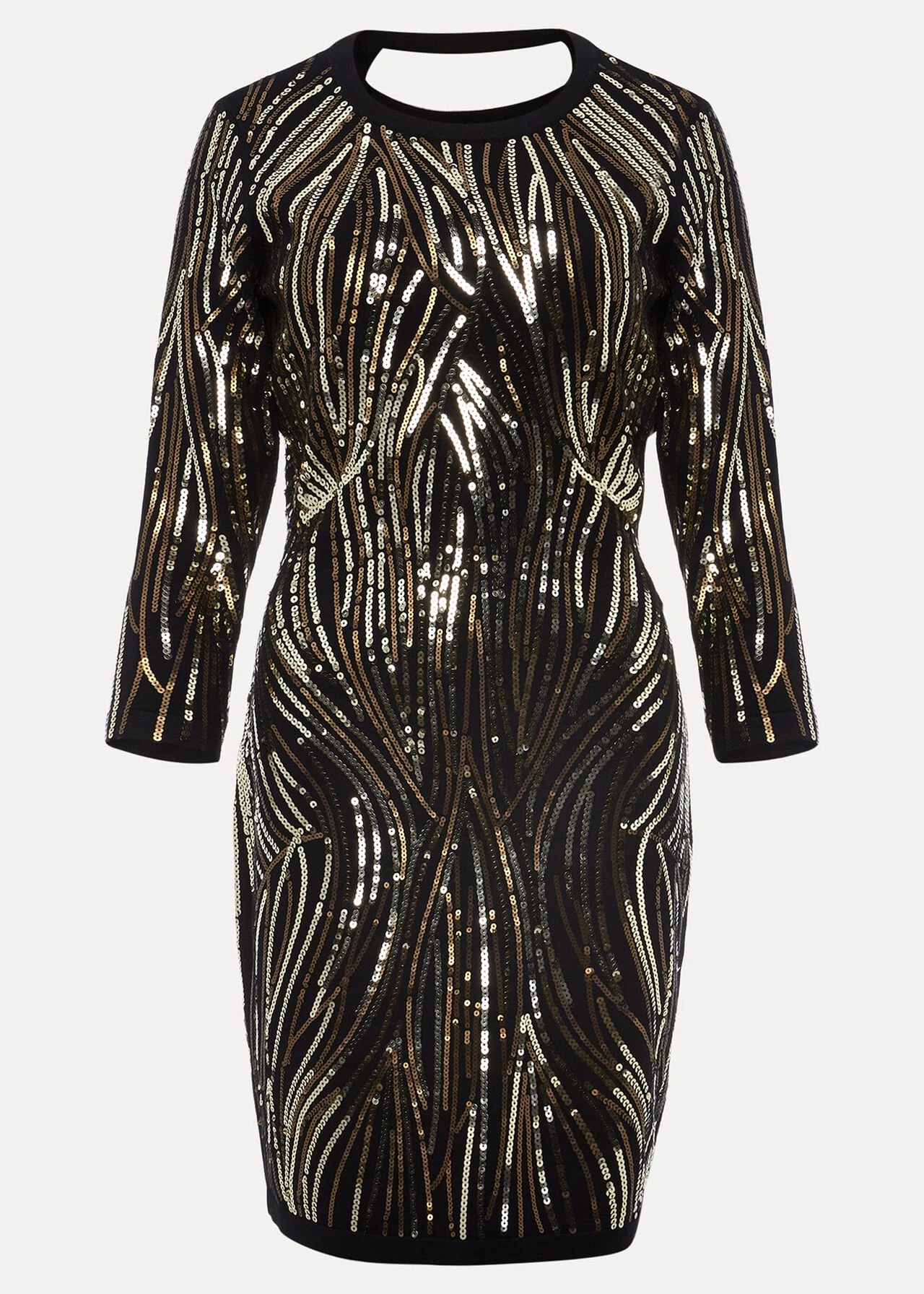 Anisa Open Back Sequin Knit Dress 8 Anisa Open Back Sequin Knit Dress – Bild 6