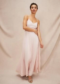 Michelle Lace Pleat Maxi Dress -Floral Und Chic 221324840 06 michelle lace pleat maxi dress