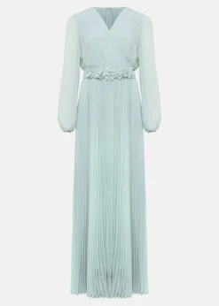 Alecia Pleated Maxi Dress -Floral Und Chic 221330985 99 alecia pleated maxi dress