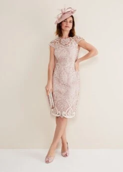 Francis Tapework Midi Dress