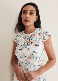 Petite Franky Floral Lace Dress -Floral Und Chic 221352931 04 petite franky floral lace dress