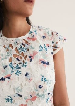 Petite Franky Floral Lace Dress -Floral Und Chic 221352931 05 petite franky floral lace dress