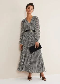 Carmen Checked Midaxi Dress 14 Carmen Checked Midaxi Dress -Floral Und Chic 221354725 03 carmen checked midaxi dress