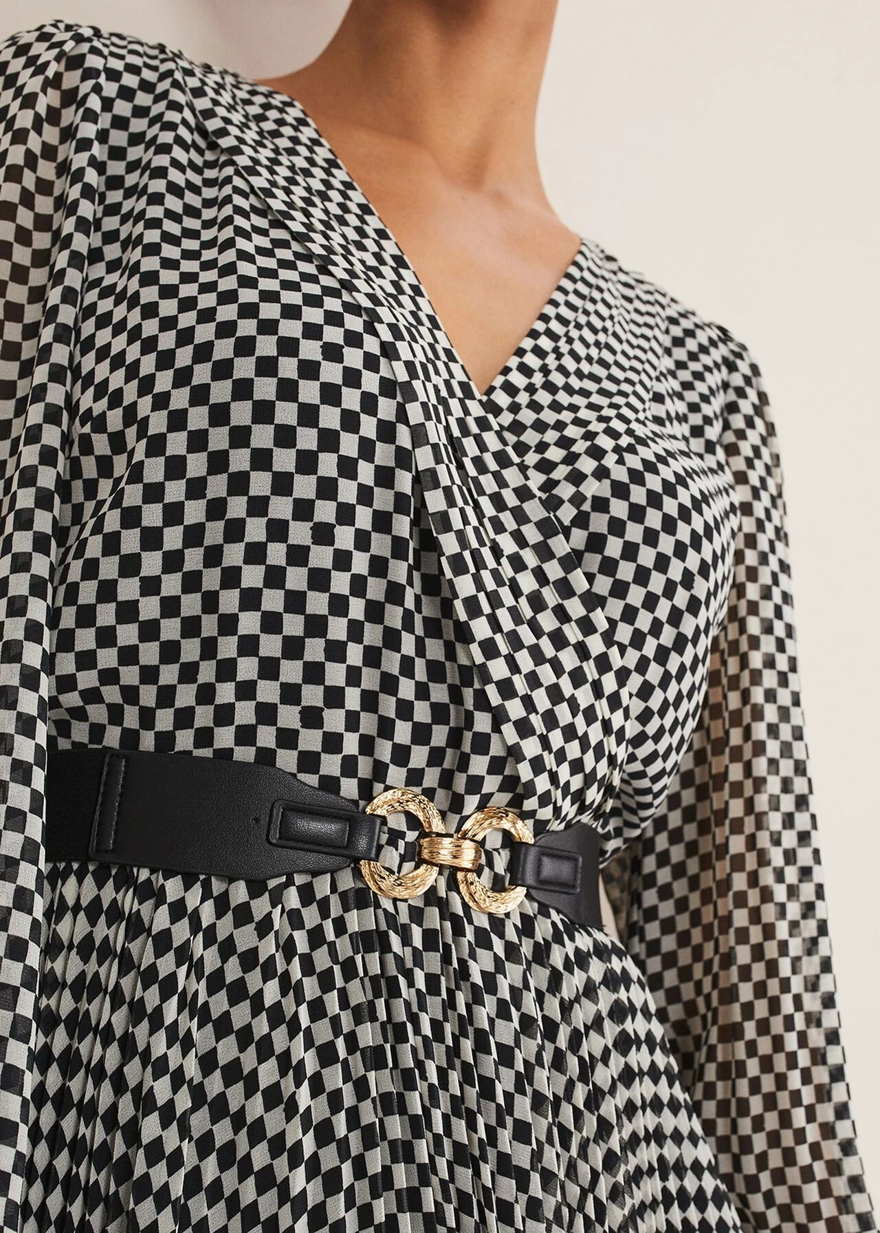 Carmen Checked Midaxi Dress 7 Carmen Checked Midaxi Dress – Bild 5