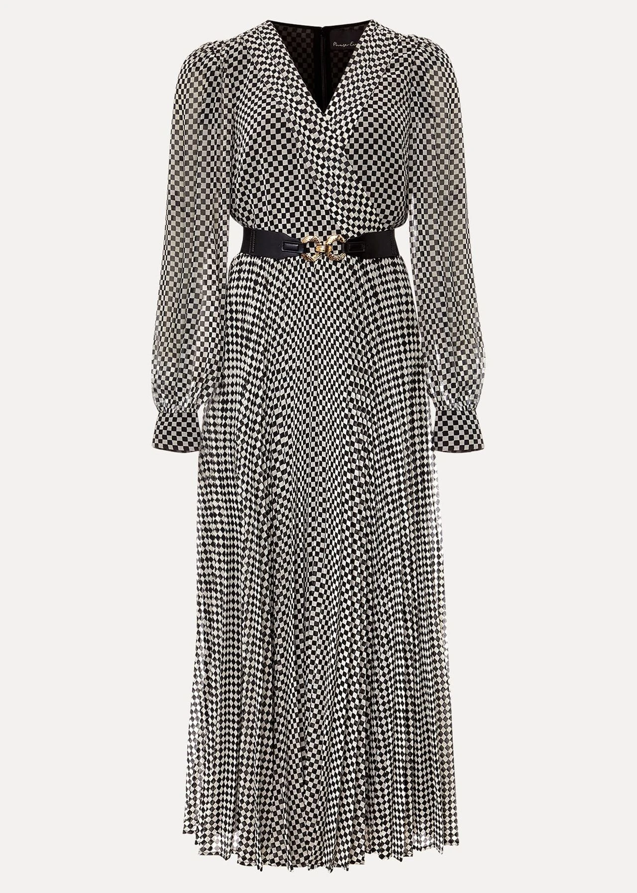 Carmen Checked Midaxi Dress 12 Carmen Checked Midaxi Dress – Bild 10