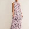 Esme Floral High Neck Maxi Dress