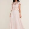 Petite Michelle Lace Pleat Maxi Dress 1 Petite Michelle Lace Pleat Maxi Dress -Floral Und Chic 221374840 01 petite michelle lace pleat maxi dress