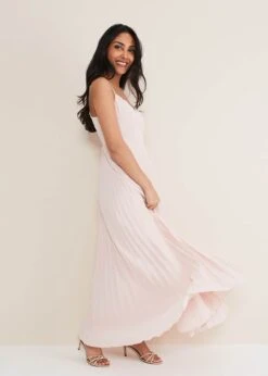 Petite Michelle Lace Pleat Maxi Dress -Floral Und Chic 221374840 06 petite michelle lace pleat maxi dress
