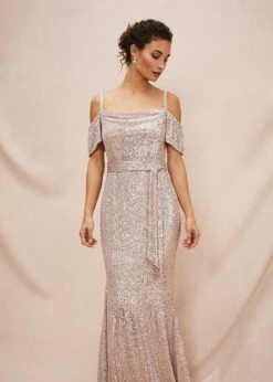 Poppy Off The Shoulder Sequin Dress -Floral Und Chic 221385413 03 poppy off the shoulder sequin dress