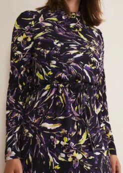 Zenobia Printed Jersey Dress -Floral Und Chic 221387807 05 zenobia printed jersey dress