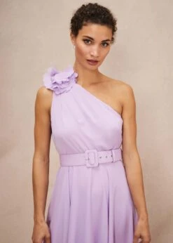 Kiki One Shoulder Midi Dress -Floral Und Chic 221402724 04 kiki one shoulder midi dress