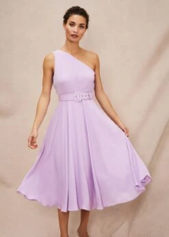 Kiki One Shoulder Midi Dress -Floral Und Chic 221402724 07 kiki one shoulder midi dress