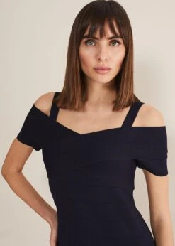 Zella Knitted Bandage Dress -Floral Und Chic 221415351 04 zella knitted bandage dress