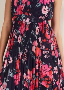 Tillie Floral Pleated Midi Dress 14 Tillie Floral Pleated Midi Dress -Floral Und Chic 221418493 05 tillie floral pleated midi dress