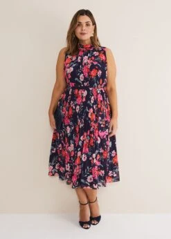 Tillie Floral Pleated Midi Dress 15 Tillie Floral Pleated Midi Dress -Floral Und Chic 221418493 06 tillie floral pleated midi dress