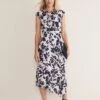 Willow Floral Cowl Neck Midi Dress -Floral Und Chic 221432817 01 willow floral cowl neck midi dress