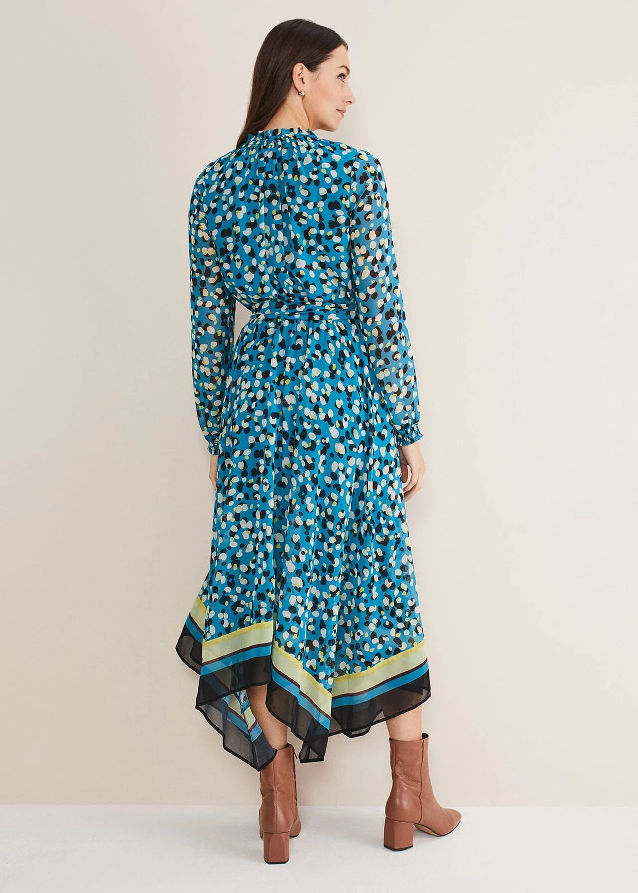 Juno Border Hem Midi Dress 4 Juno Border Hem Midi Dress – Bild 2