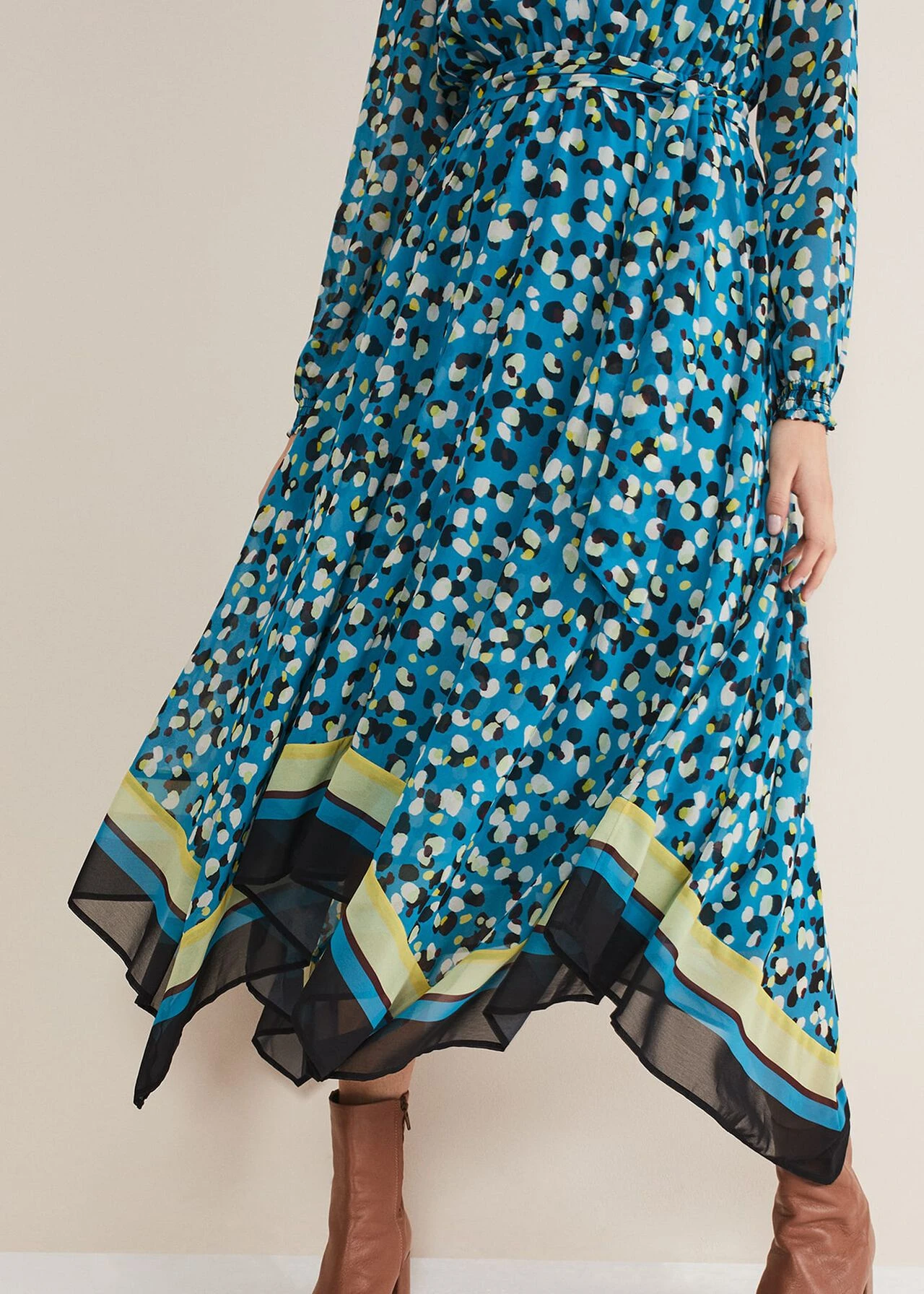 Juno Border Hem Midi Dress 6 Juno Border Hem Midi Dress – Bild 4