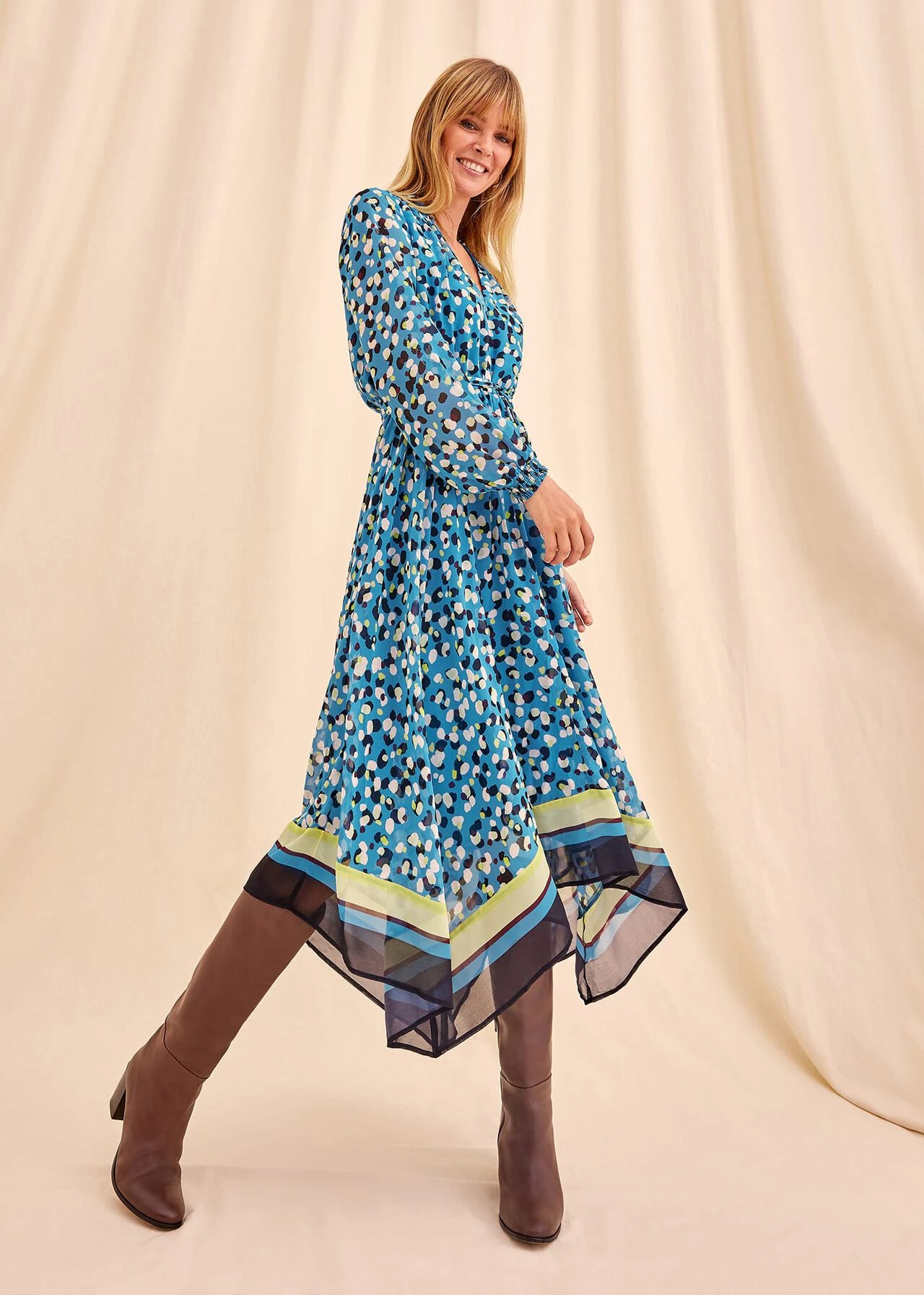 Juno Border Hem Midi Dress 9 Juno Border Hem Midi Dress – Bild 7