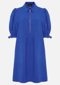 Candice Blue Zip Mini Dress 13 Candice Blue Zip Mini Dress -Floral Und Chic 221450408 99 candice blue zip mini dress