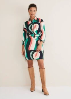 Beth Swirl Belted Shift Dress 10 Beth Swirl Belted Shift Dress -Floral Und Chic 221487946 03 beth swirl belted shift dress
