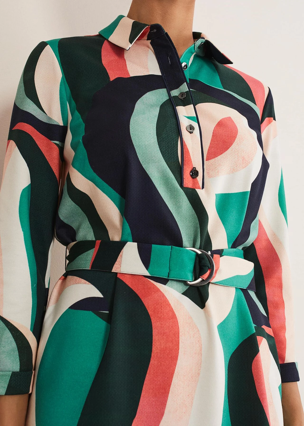 Beth Swirl Belted Shift Dress 7 Beth Swirl Belted Shift Dress – Bild 5