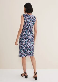 Sasha Side Tie Jersey Dress -Floral Und Chic 221489000 02 sasha side tie jersey dress