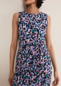 Sasha Side Tie Jersey Dress -Floral Und Chic 221489000 04 sasha side tie jersey dress